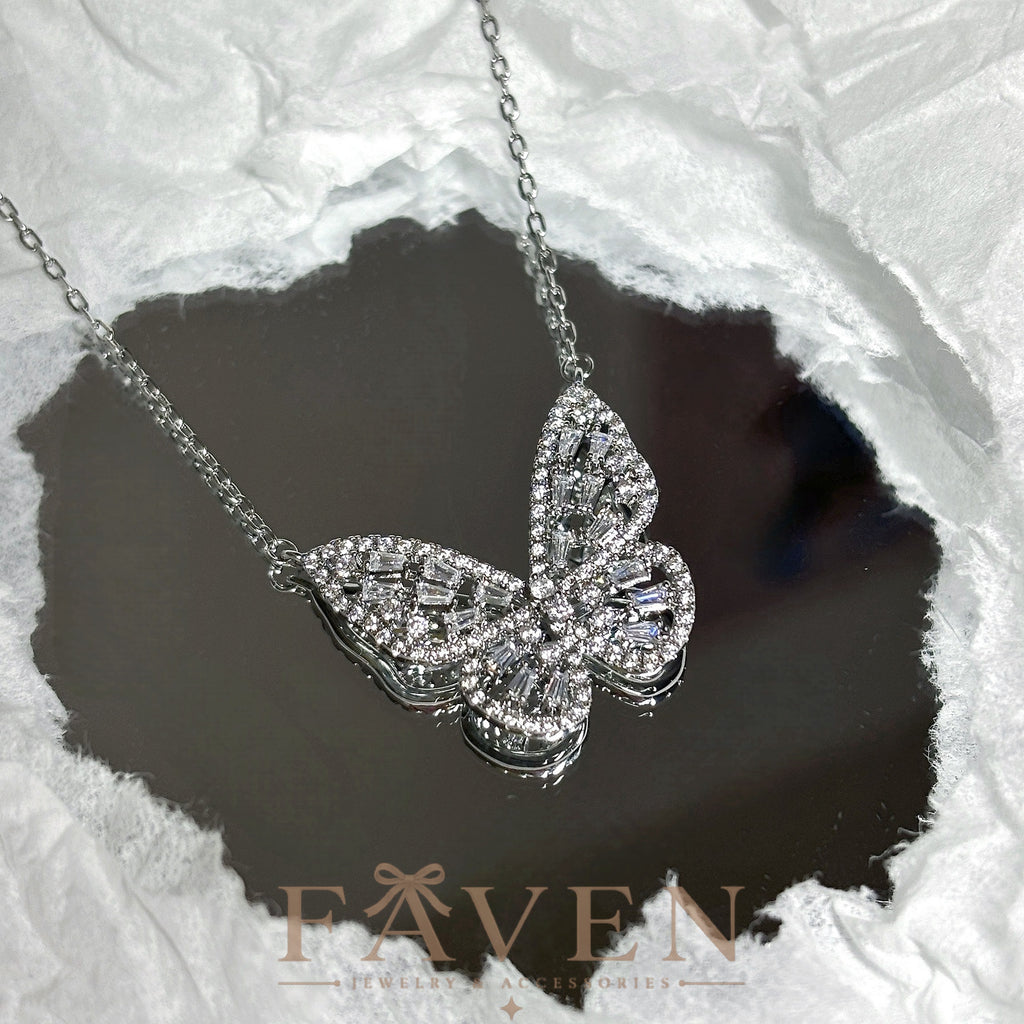 Luminous Butterfly Necklace