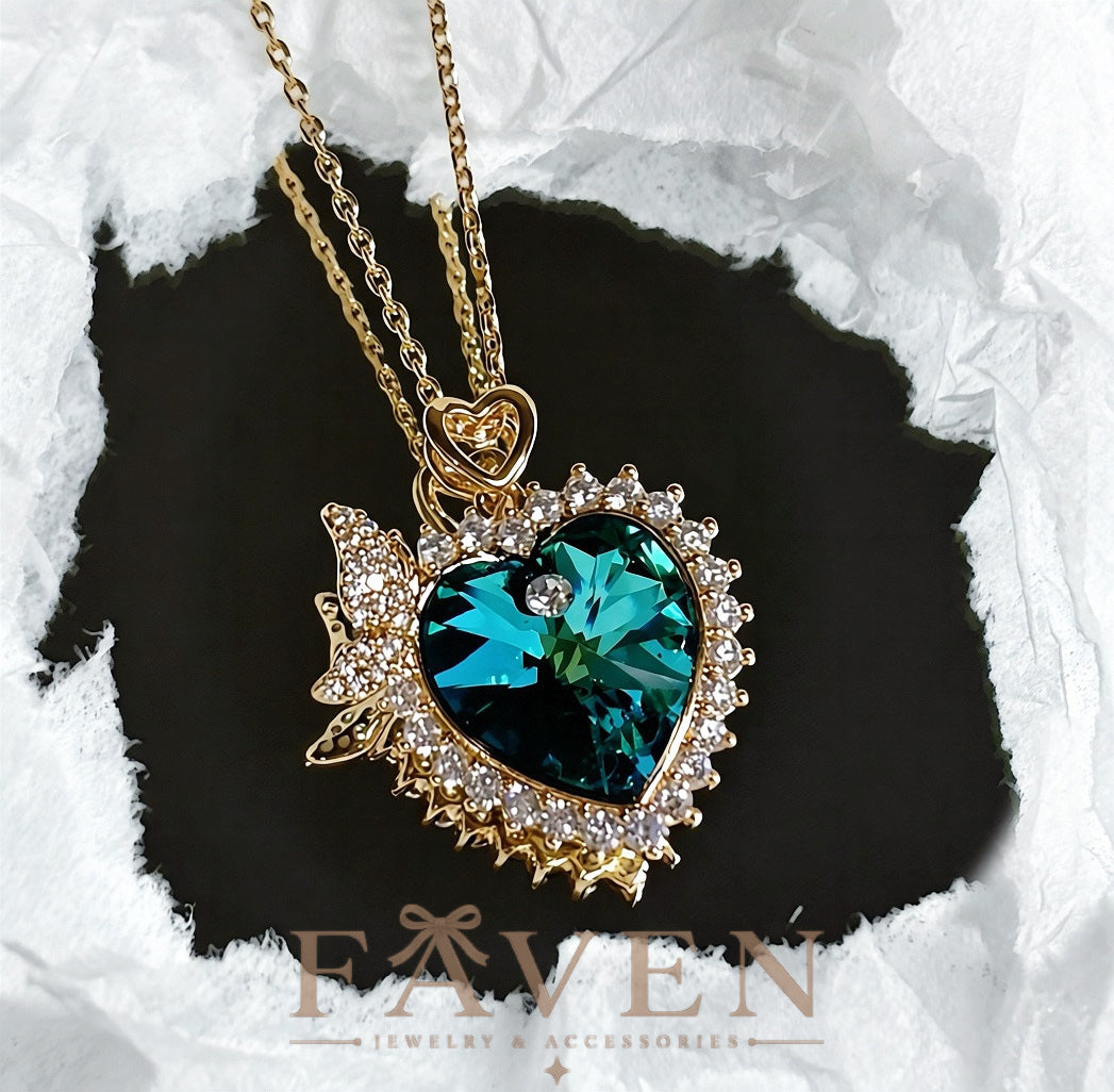 Ocean Whisper Heart Necklace