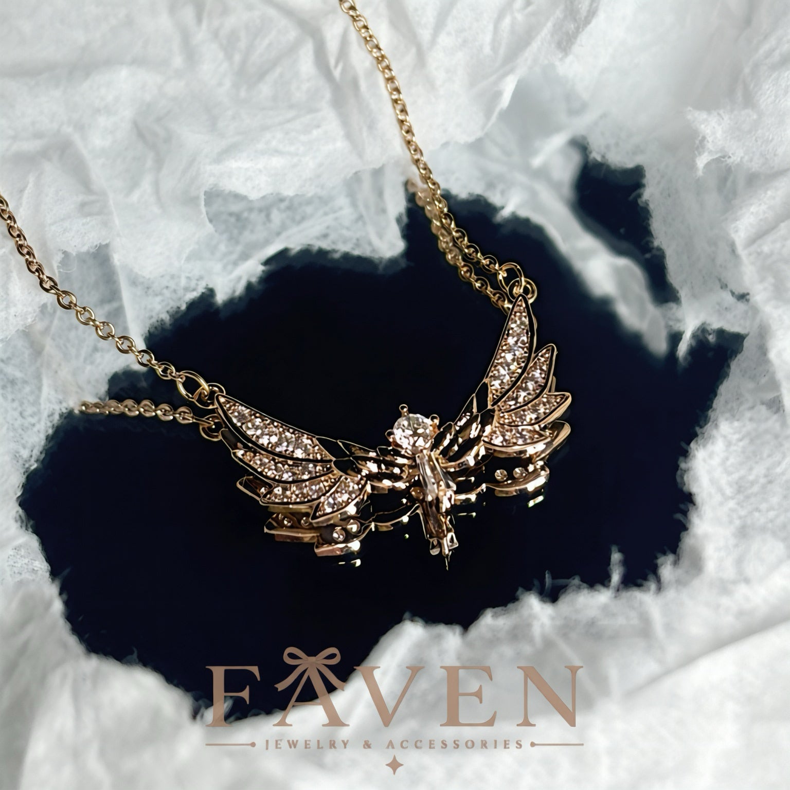 Seraphina Angel Necklace
