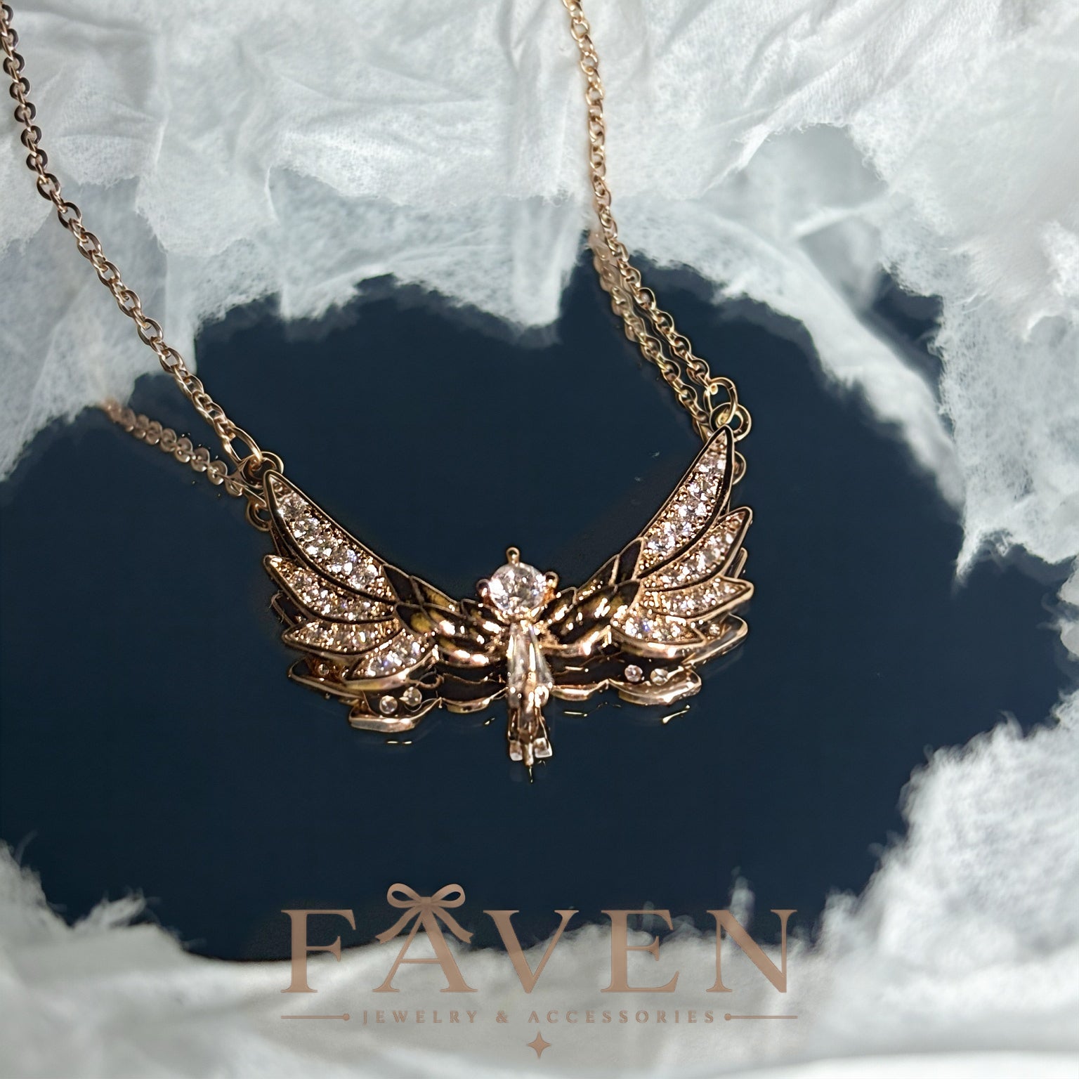 Seraphina Angel Necklace