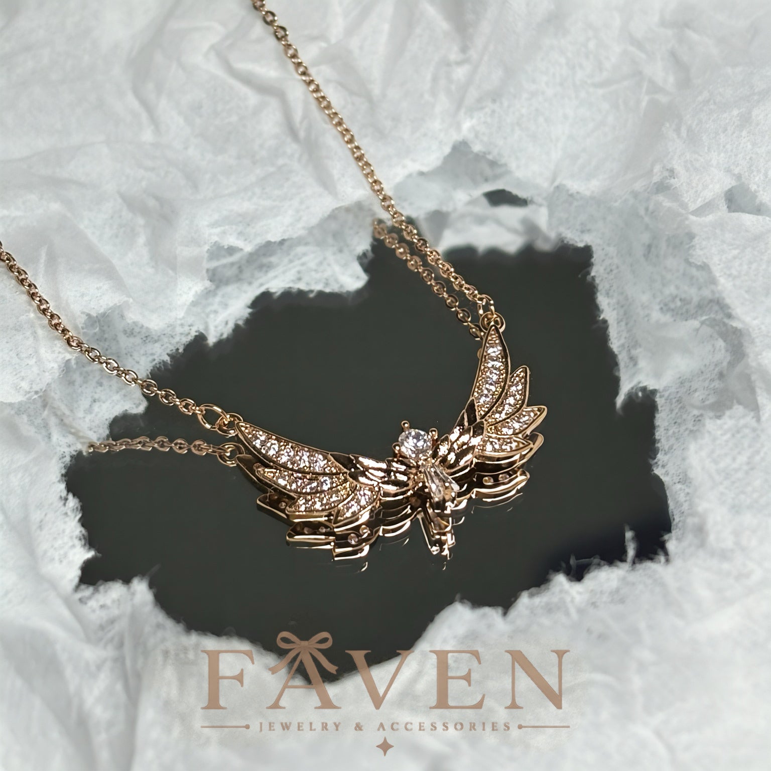 Seraphina Angel Necklace
